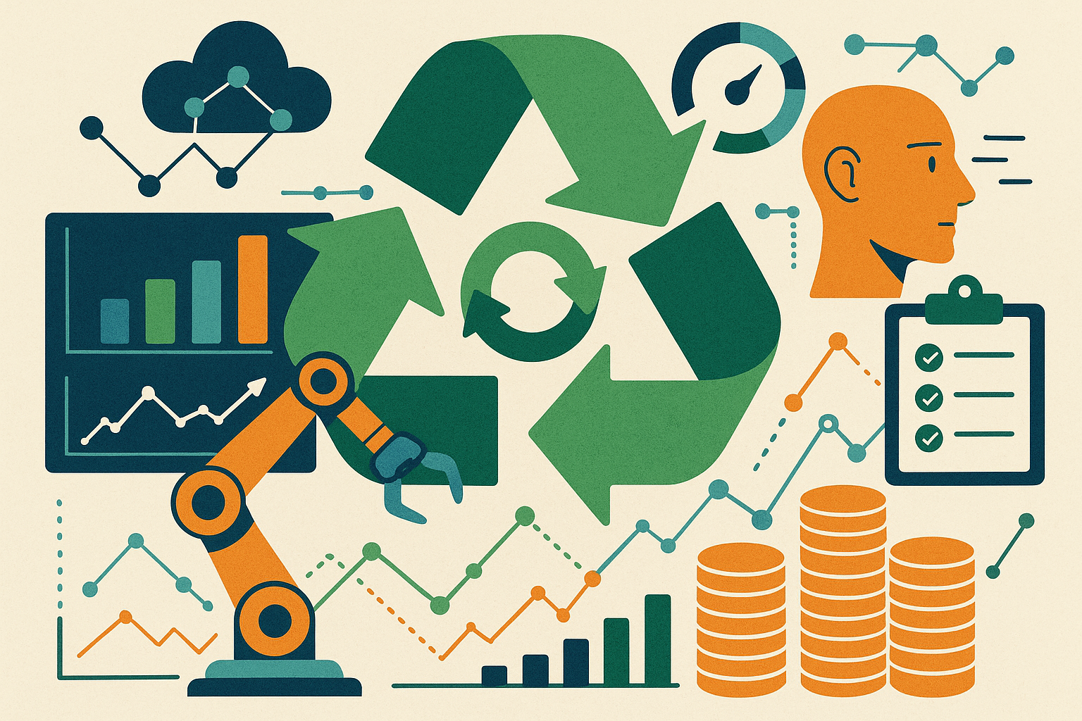 AI technologies bring a data-driven backbone to circular models,