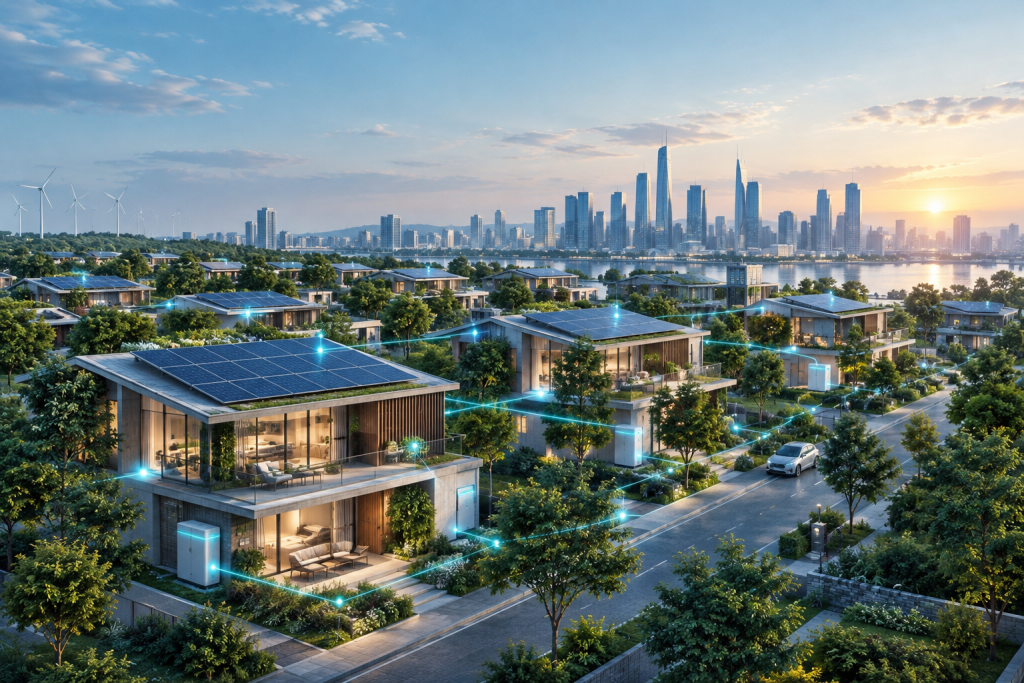 Smart Microgrid & Decentralized Solar Neighborhood