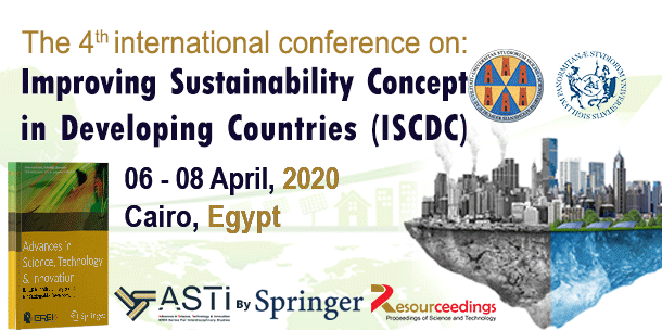 Improving Sustainability Concept in Developing Countries (ISCDC) – 4th Edition