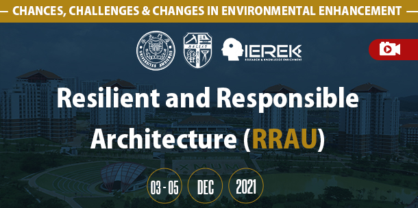 Resilient and Responsible Architecture and Urbanism (RRAU) - 4th Edition
