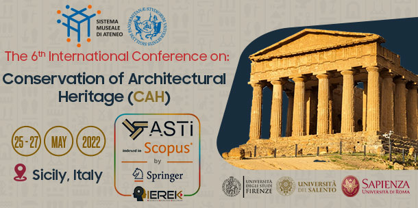 Conservation of Architectural Heritage (CAH) – 6th Edition