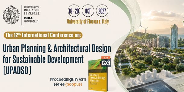 Urban Planning and Architectural Design for Sustainable Development (UPADSD) - 12th Edition