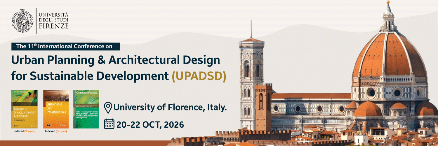 Urban Planning & Architectural Design for Sustainable Development (UPADSD) – 11th Edition