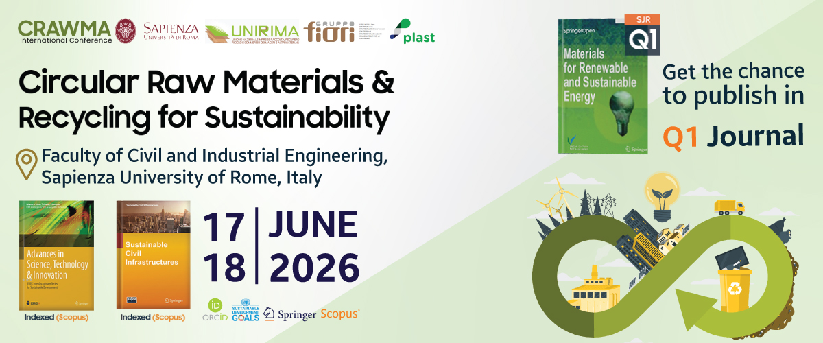Circular Raw Materials and Recycling for Sustainability (CRAWMA) – 1st Edition